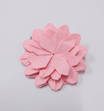 折り紙作品ジニア(ピンク色)