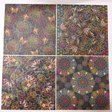 (15.0) Black washi paper chiyo paper