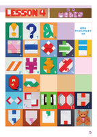 Electronic version alphabet Origami